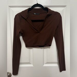 Brown Zara Long Sleeve